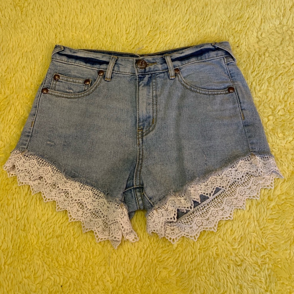 Free People Denim Shorts